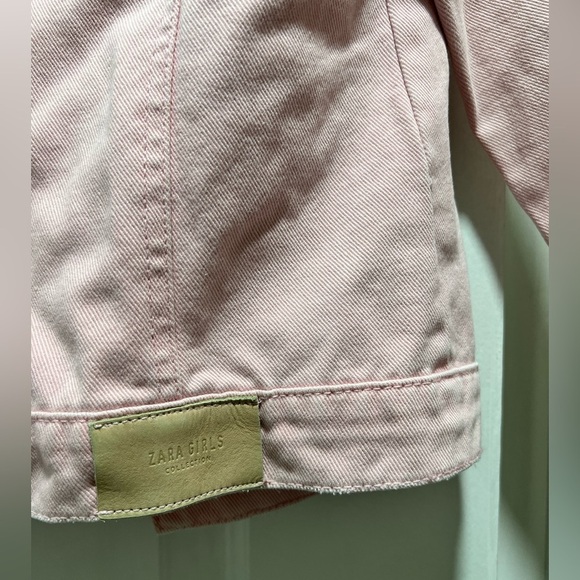 Zara Girls Denim Jacket Size 9 - Picture 6 of 9